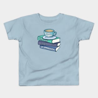 Drink Coffee Read Books Dismantle Systems Of Oppression Kids T-Shirt